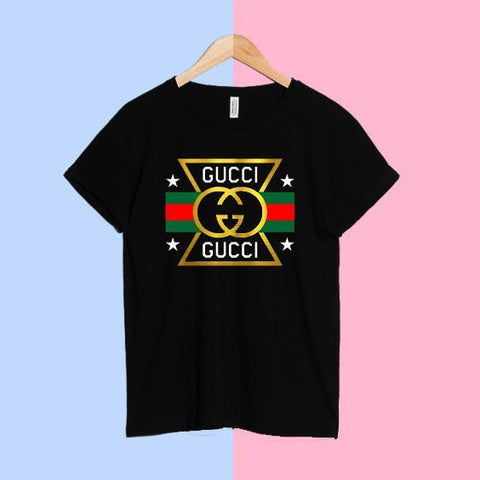 Gucci New Black T-Shirt Best Quality Fabric Latest Design