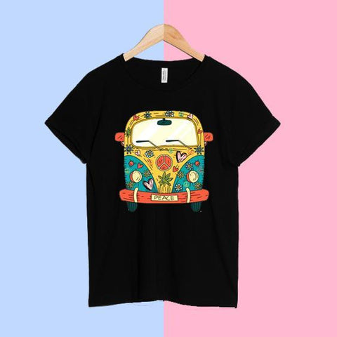 Vintage Van Black T-Shirt Best Quality Fabric Latest Design