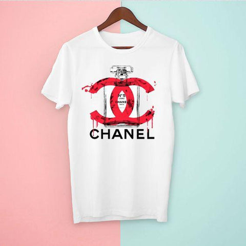 Channel Red T-Shirt Best Quality Fabric Latest Design