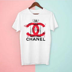 Channel Red T-Shirt Best Quality Fabric Latest Design