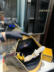 Fendi tote strip handbag