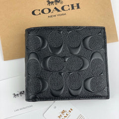 Coach men wallet Leather
