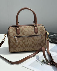 Coach Rowan Satchel in Signature Canvas