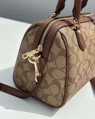 Coach Rowan Satchel in Signature Canvas