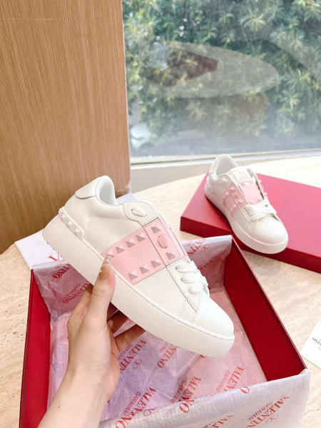 VALENTINO women's OPENDISCO calfskin Shoe (Sneakers)