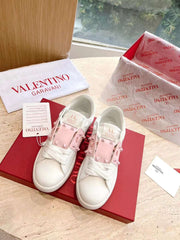 VALENTINO women's OPENDISCO calfskin Shoe (Sneakers)