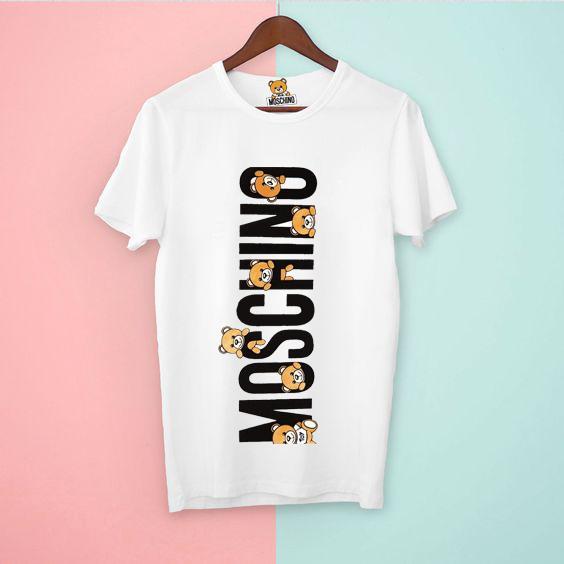Moschino Word T-Shirt Best Quality Fabric Latest Design