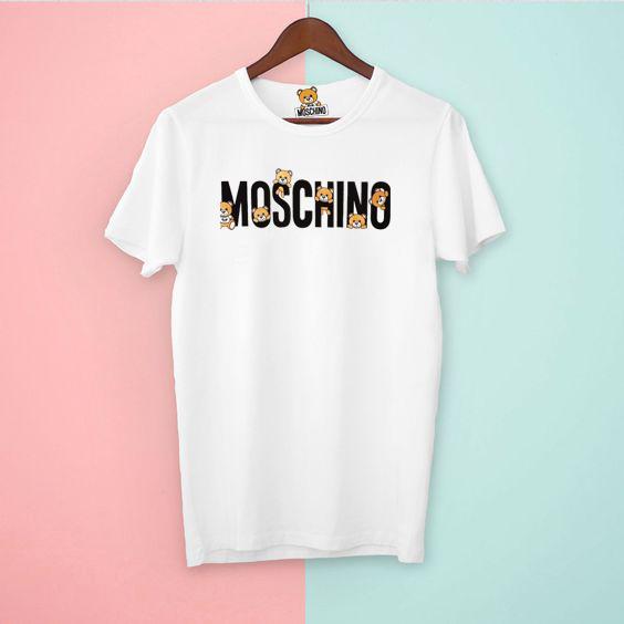 Moschino Word New T-Shirt Best Quality Fabric Latest Design