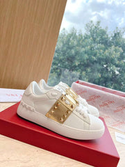 VALENTINO women's OPENDISCO calfskin Shoe (Sneakers)