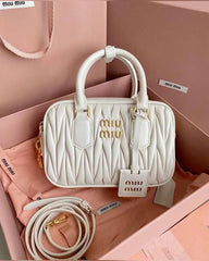 Miumiu Matelasse nappa leather mini bag