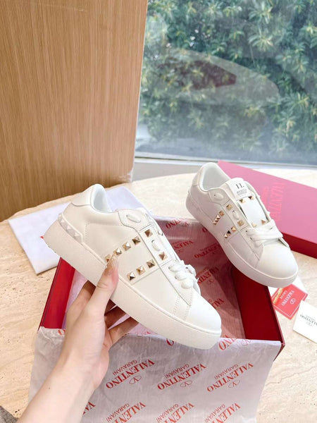 VALENTINO women's OPENDISCO calfskin Shoe (Sneakers)