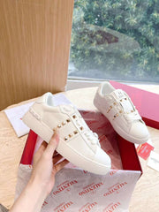 VALENTINO women's OPENDISCO calfskin Shoe (Sneakers)