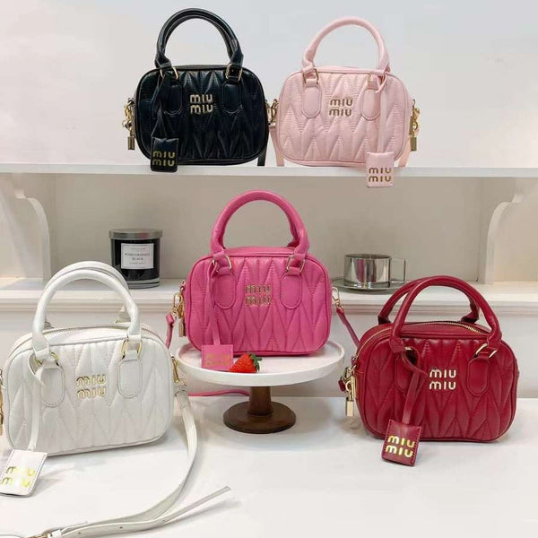 Miumiu Matelasse nappa leather mini bag