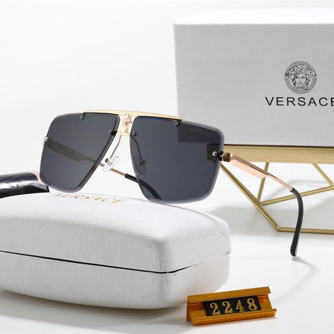 Versace frameless sunglasses