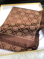 try burch  silk scarf