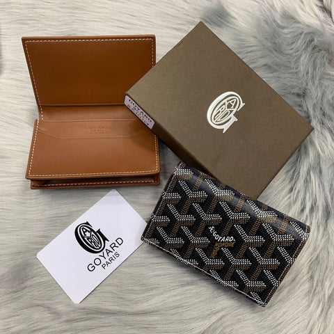 Goyard long grey wallet Leather