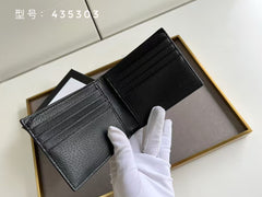 Gucci Black GG premium Limited Edition Leather Wallet