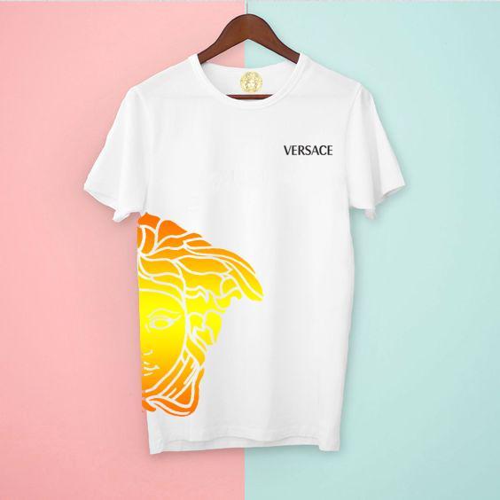 Versace Gold T-Shirt Best Quality Fabric Latest Design