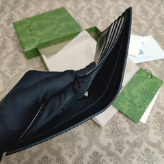Gucci Black GG premium Limited Edition Leather Wallet