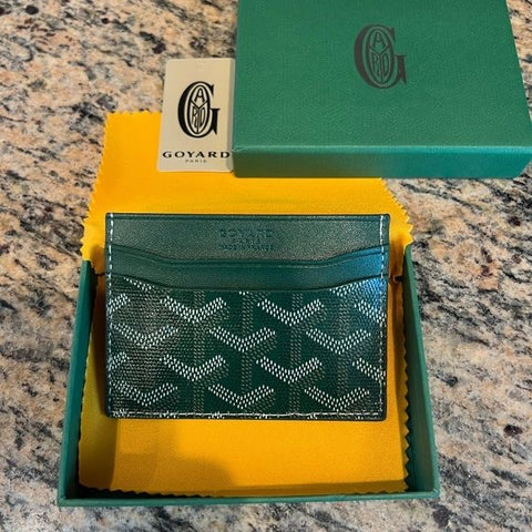 Gyrd Green Card Holder Limited Edition Leather