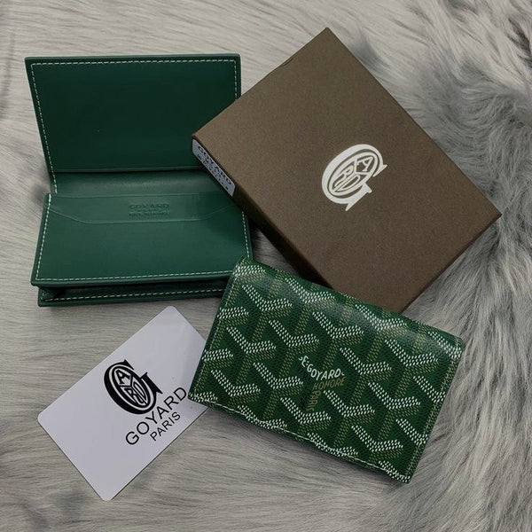Goyd long green wallet Leather