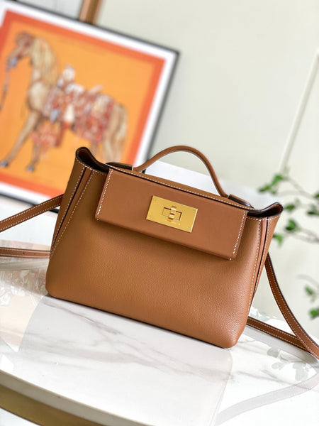 Hermes brown limited edition handbag