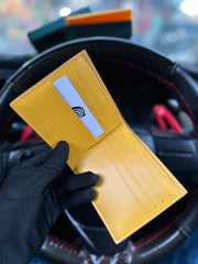 Gyrd Yellow Limited Edition Leather Wallet