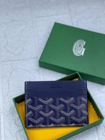 Gyrd Royal Blue Card Holder Limited Edition Leather