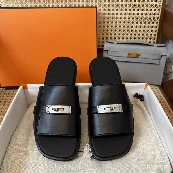 Hermes lock Edition Slipper 2025