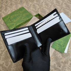 Gucci Black GG premium Limited Edition Leather Wallet