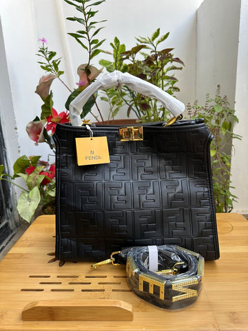 Fedi Black Handbag latest edition