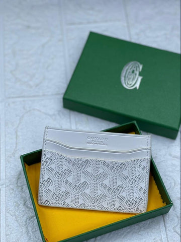Gyrd white Card Holder Limited Edition Leather