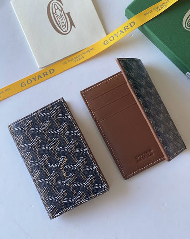 Goyard long grey wallet Leather