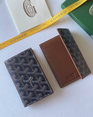 Goyard long grey wallet Leather