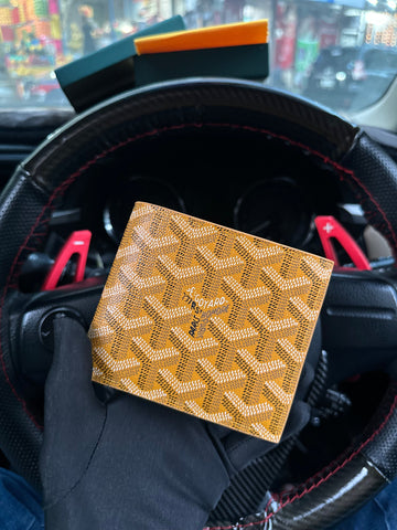 Gyrd Yellow Limited Edition Leather Wallet