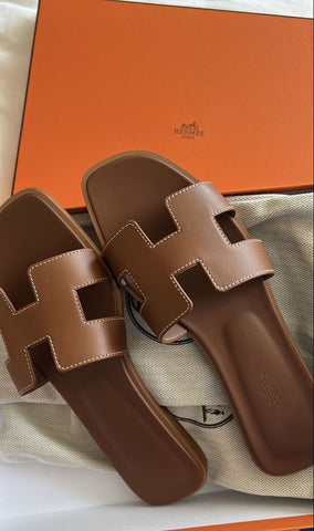 H slipper high quality Brown Edition
