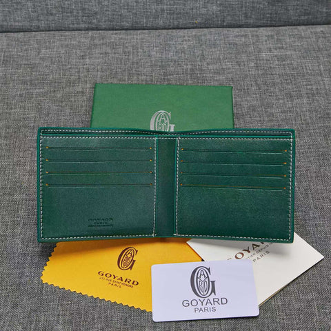 Goyard Green men wallet Leather