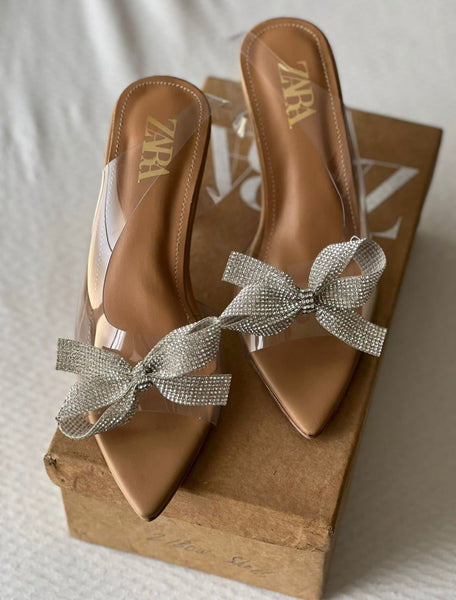 zara bow Limited Edition heel