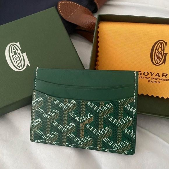 Gyrd Green Card Holder Limited Edition Leather