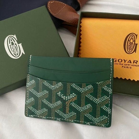 Gyrd Green Card Holder Limited Edition Leather