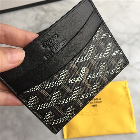 Gyrd Black Card Holder Limited Edition Leather
