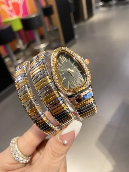 bvlgari Double Surround Serpent-Shaped