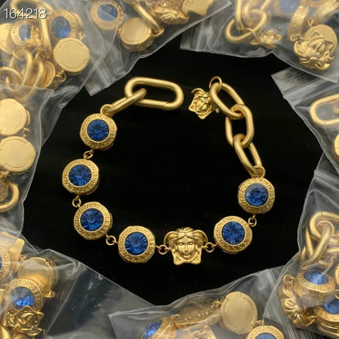 Gold Versace Medusa Bracelet