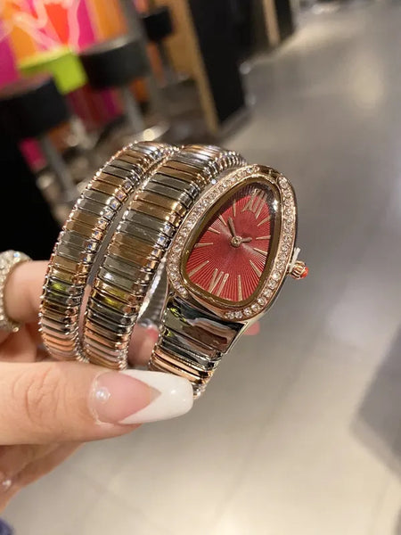 bvlgari Double Surround Serpent-Shaped