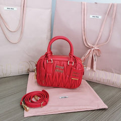 Miumiu Matelasse nappa leather mini bag