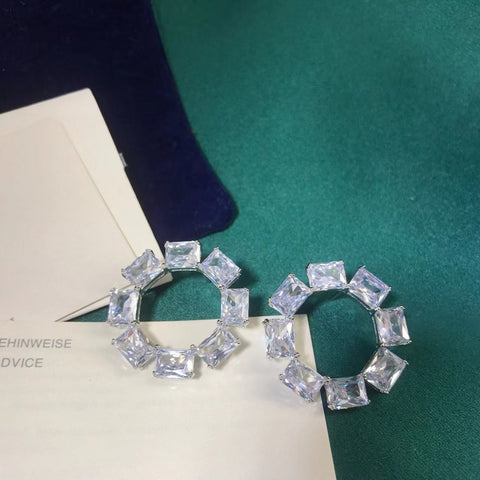 SWAROVSKI Round Earrings