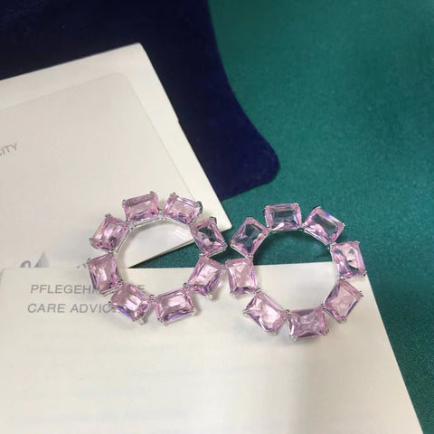 SWAROVSKI Round Earrings